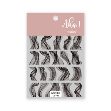 Köröm matrica Nail Art – Shadowed Waves (162)