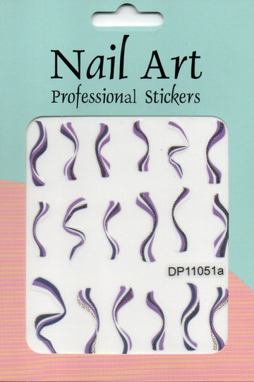 Köröm matrica Nail Art – Violet Swell (169)