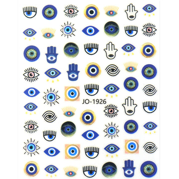 Köröm matrica Nail Art – Evil Eye (36)