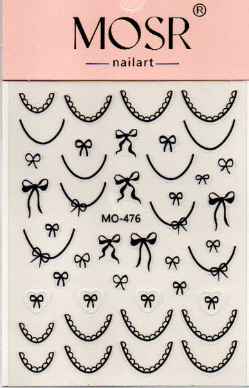 Köröm matrica Nail Art – Enchanted Bows (174)