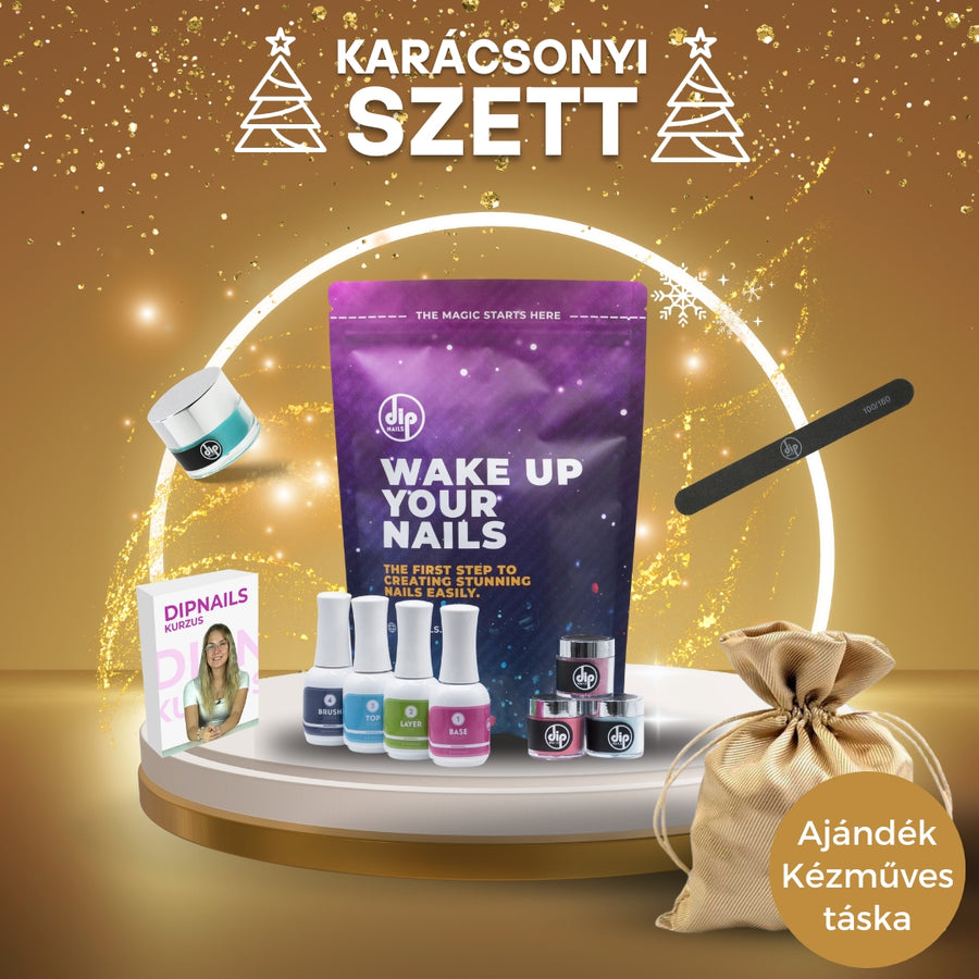 4 Szín Dipnails kezdő szett - Karácsonyi