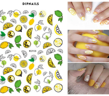 Köröm matrica Nail Art – Citrom (85)