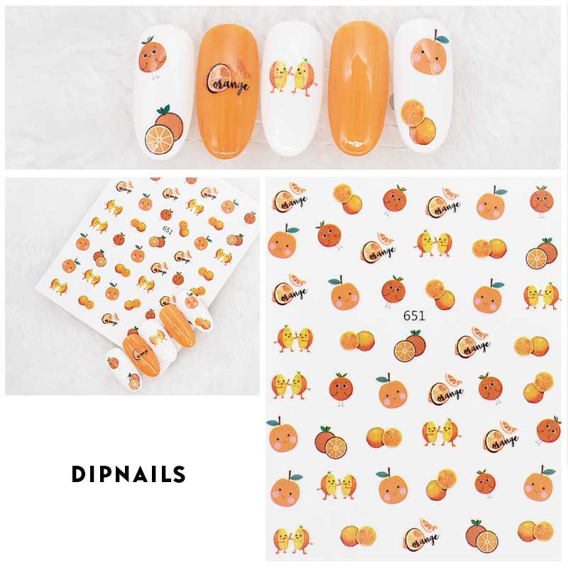 Köröm matrica Nail Art – Narancsok (83)