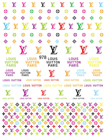 Köröm matrica Nail Art – Louis Vuitton (61)