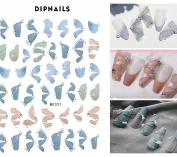 Köröm matrica Nail Art – 3D virágszirmok (84)